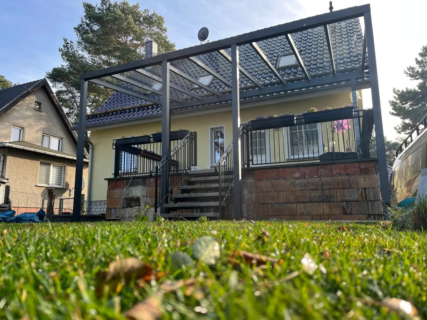 Projekt Düsseldorf – Aluminium-Terrassendach