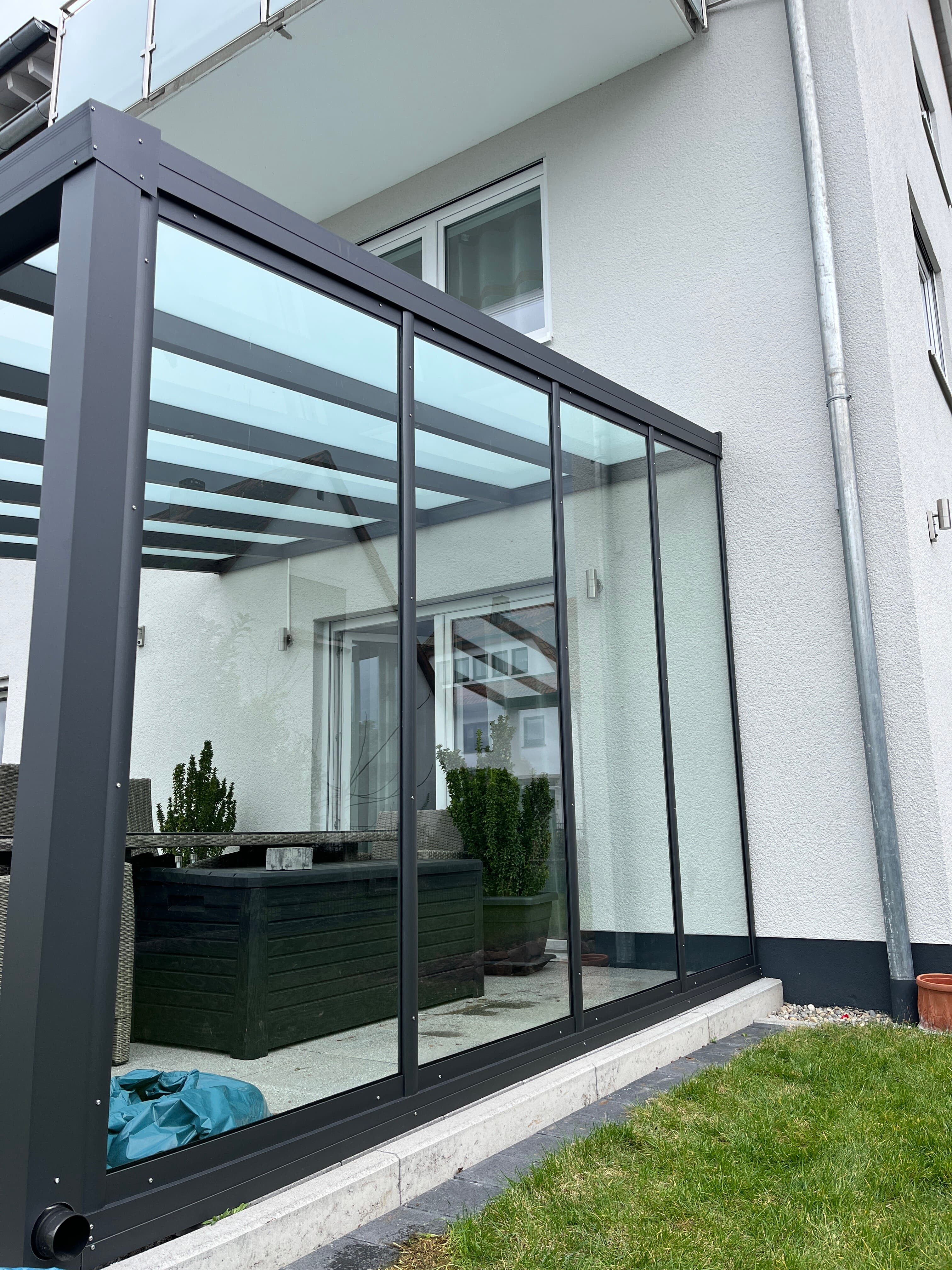 Sonderbauten Referenz 11 – Freisitz mit Glasdach