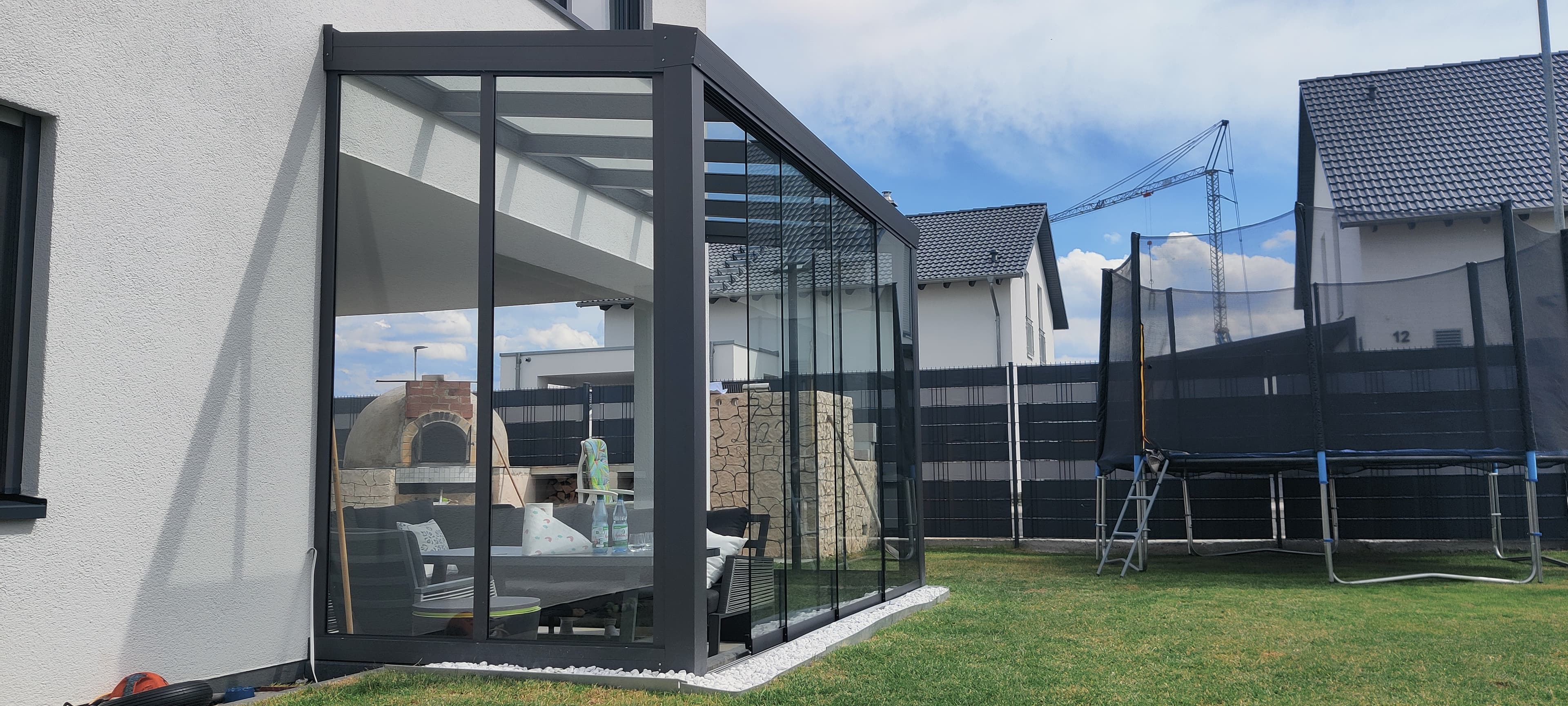 Sommergärten Referenz 15 – Terrasse ganzjährig nutzbar