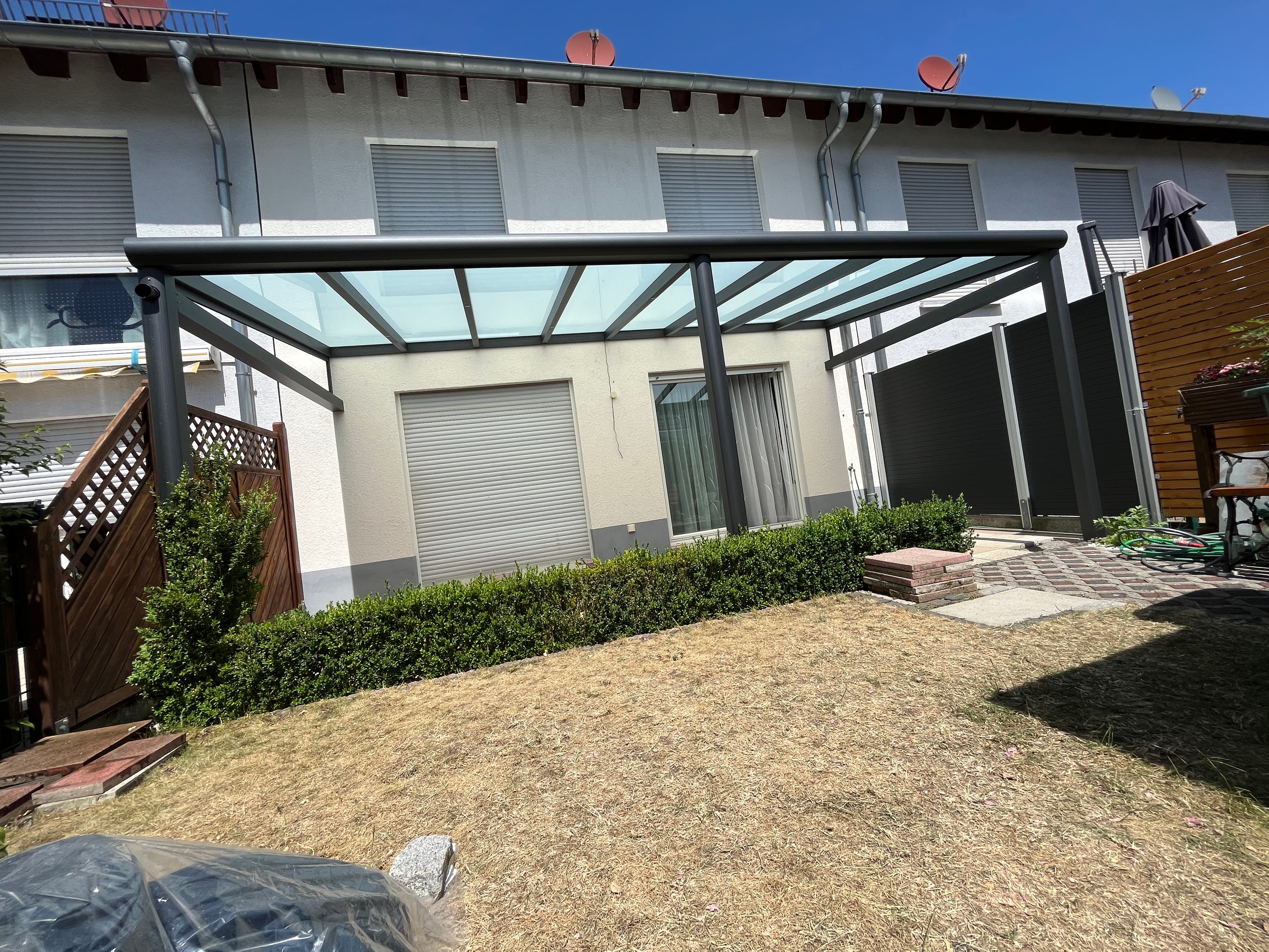 Terrassenüberdachungen Referenz 15 – Polycarbonat-Eindeckung